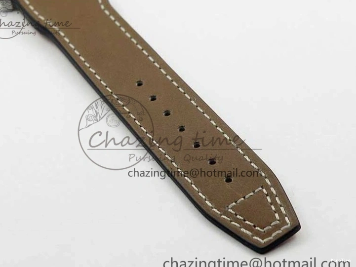 MIROTIME 0109 Pilot Chrono IW377726 ZF 1:1 Best Edition Green Dial on Brown Leather Strap A Trendsetting 7125